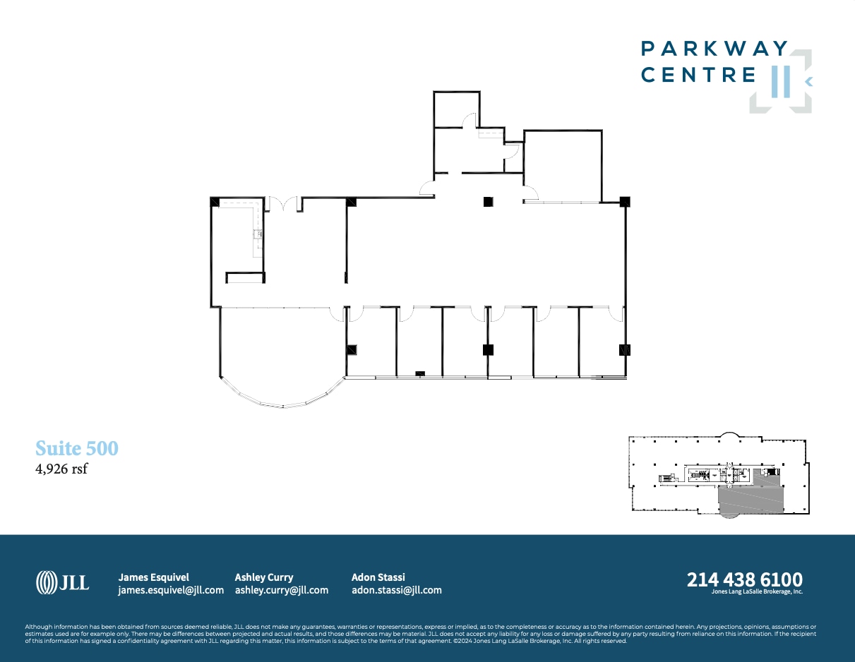 2805 Dallas Pkwy, Plano, TX à louer Plan d’étage– Image 1 sur 1