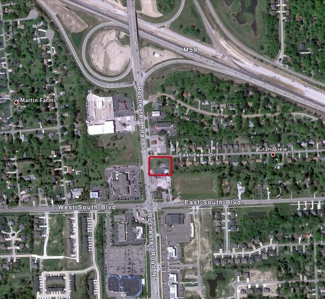 3911 S Rochester Rd, Rochester Hills, MI à louer - Aérien – Image 3 sur 12