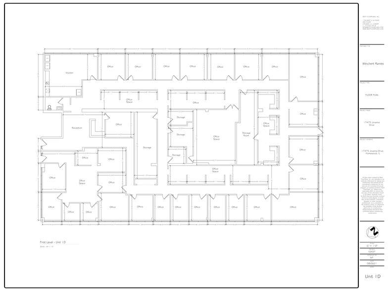17475 Jovanna Dr, Homewood, IL à louer - Plan de site – Image 2 sur 21