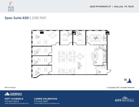 2525 McKinnon St, Dallas, TX à louer Plan d’étage– Image 1 sur 1