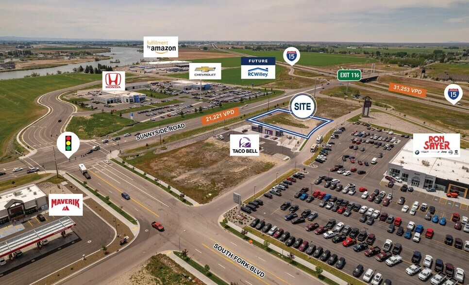 3244 S Fork Blvd, Idaho Falls, ID à louer - Aérien – Image 2 sur 5