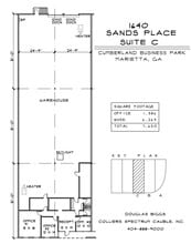 1640 Sands Pl SE, Marietta, GA à louer Plan d’étage– Image 1 sur 1