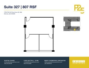 1718-1720 NW Peachtree St, Atlanta, GA à louer Plan de site– Image 1 sur 1