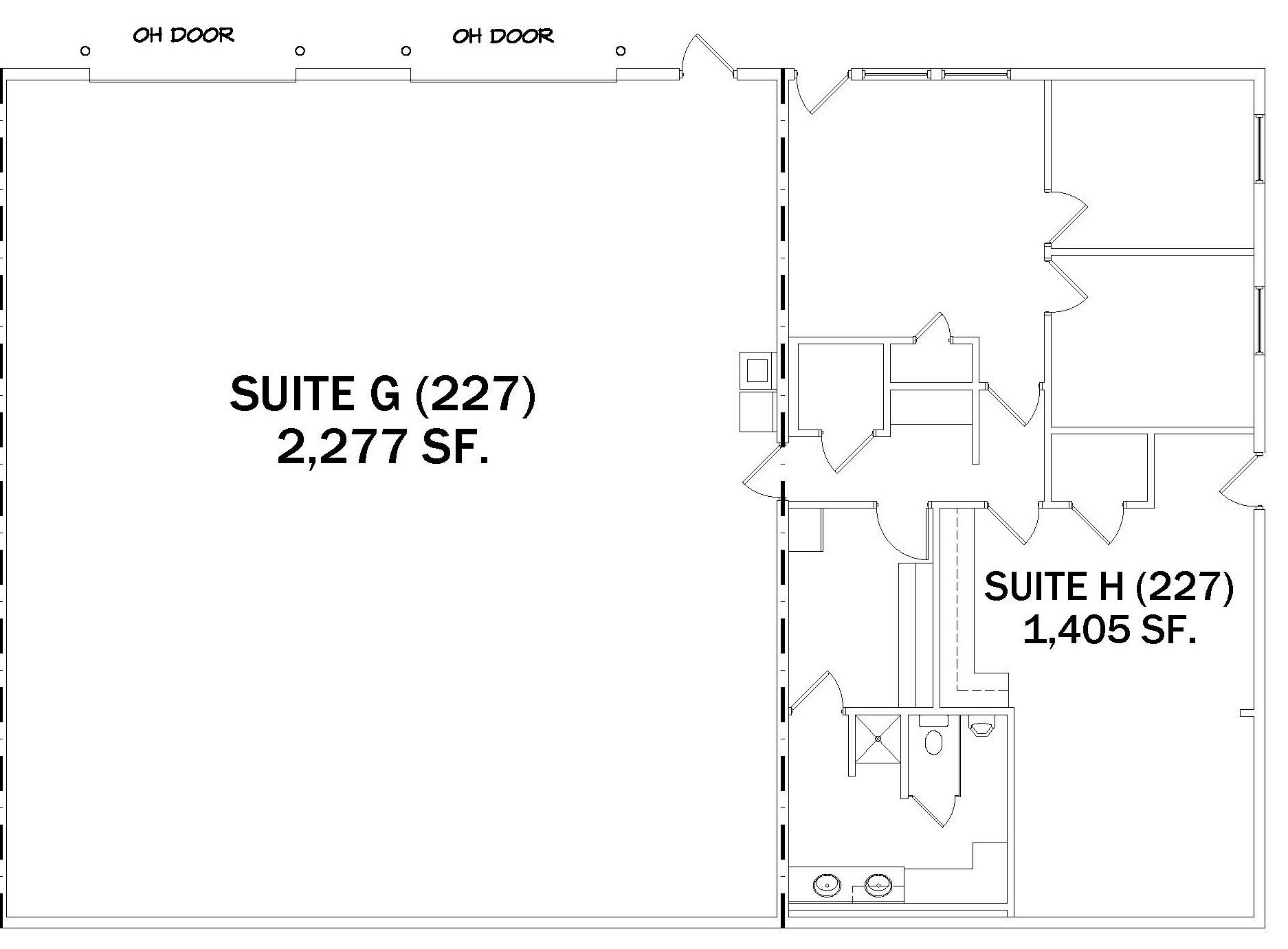 221-229 S Pioneer Blvd, Springboro, OH à louer Plan d’étage– Image 1 sur 1