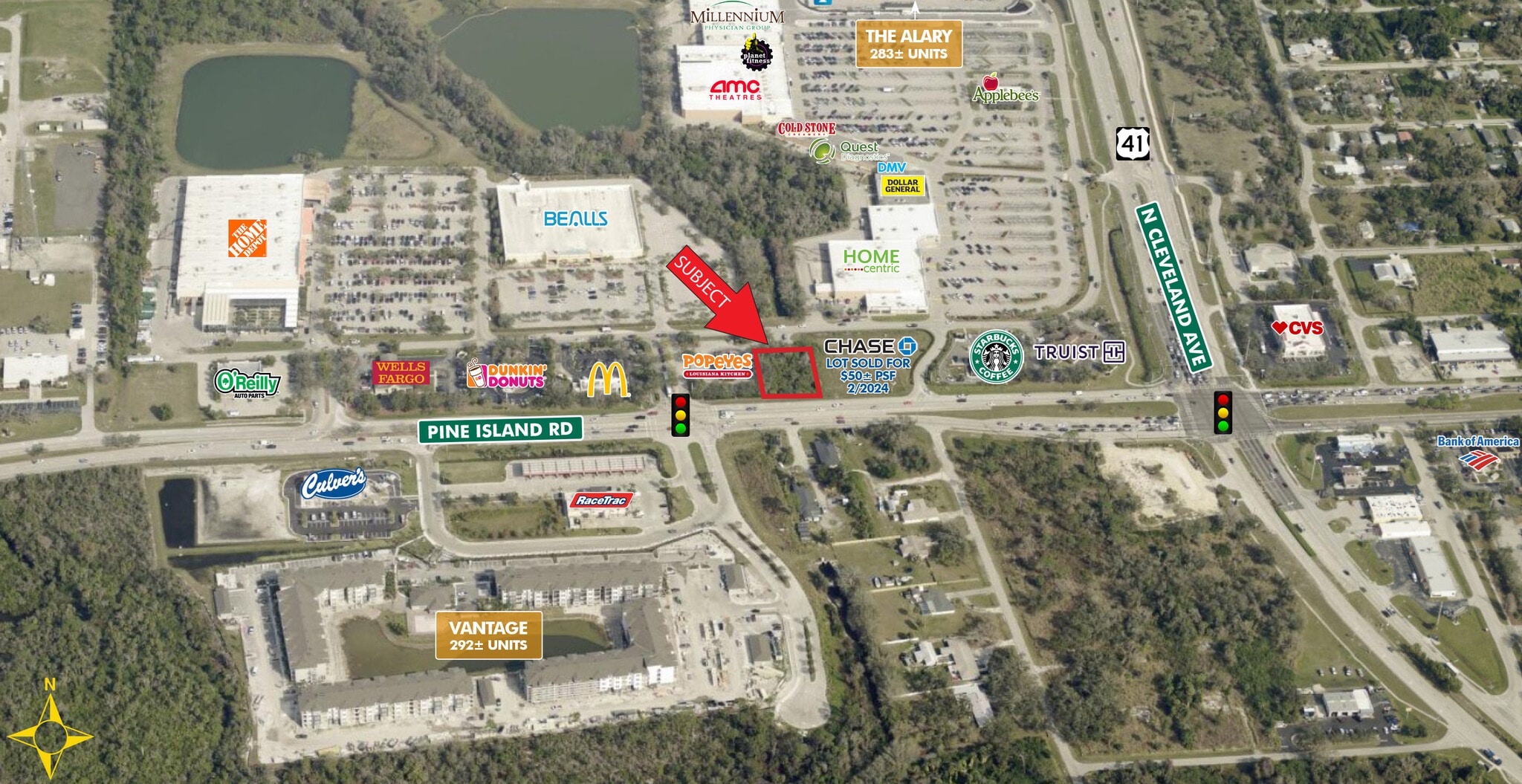 3121 Pine Island Rd, Cape Coral, FL à vendre Aérien– Image 1 sur 2