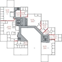 9191 Towne Centre Dr, San Diego, CA à louer Plan d’étage– Image 2 sur 10