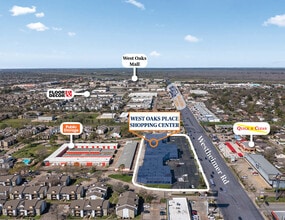 13711 Westheimer Rd, Houston, TX - VUE AÉRIENNE  vue de carte