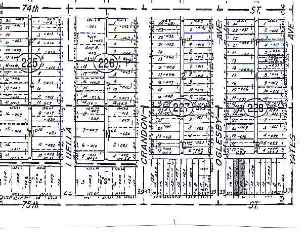 2340-2342 E 75th St, Chicago, IL à vendre - Plan cadastral – Image 3 sur 3