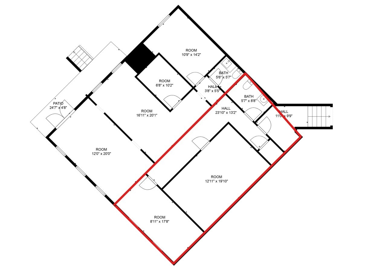1200 Division St, Nashville, TN à louer Plan d’étage– Image 1 sur 1
