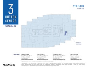 3 Hutton Centre Dr, Santa Ana, CA à louer Plan d’étage– Image 1 sur 2