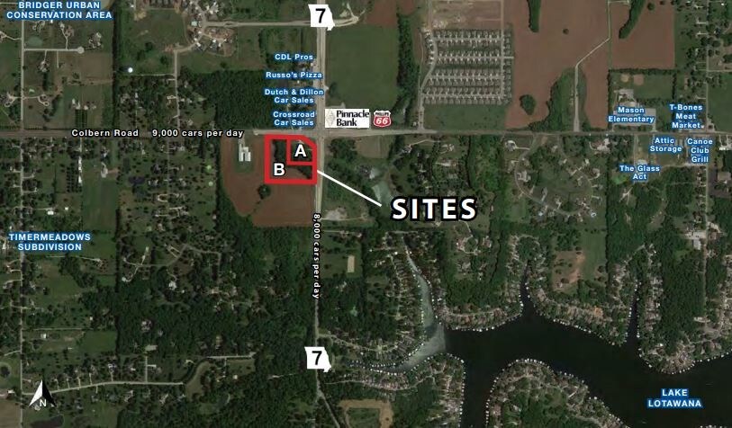 7 Hwy & Colbern Rd, Lake Lotawana, MO à vendre - Aérien – Image 2 sur 2