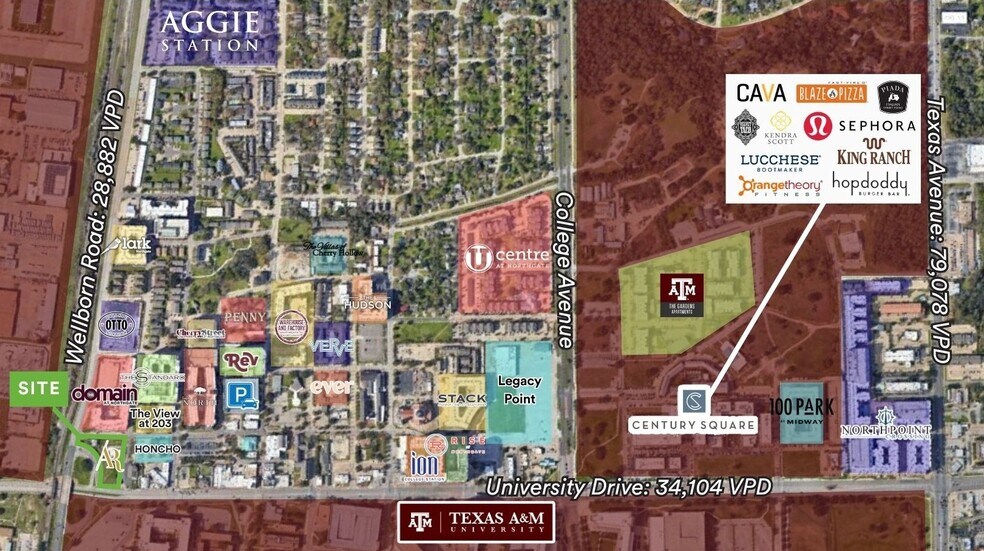 203 1st St, College Station, TX à louer - Photo de l’immeuble – Image 3 sur 7