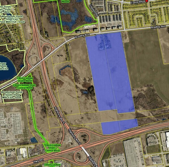 1635 Bradley Av, London, ON à vendre - Plan cadastral – Image 2 sur 4