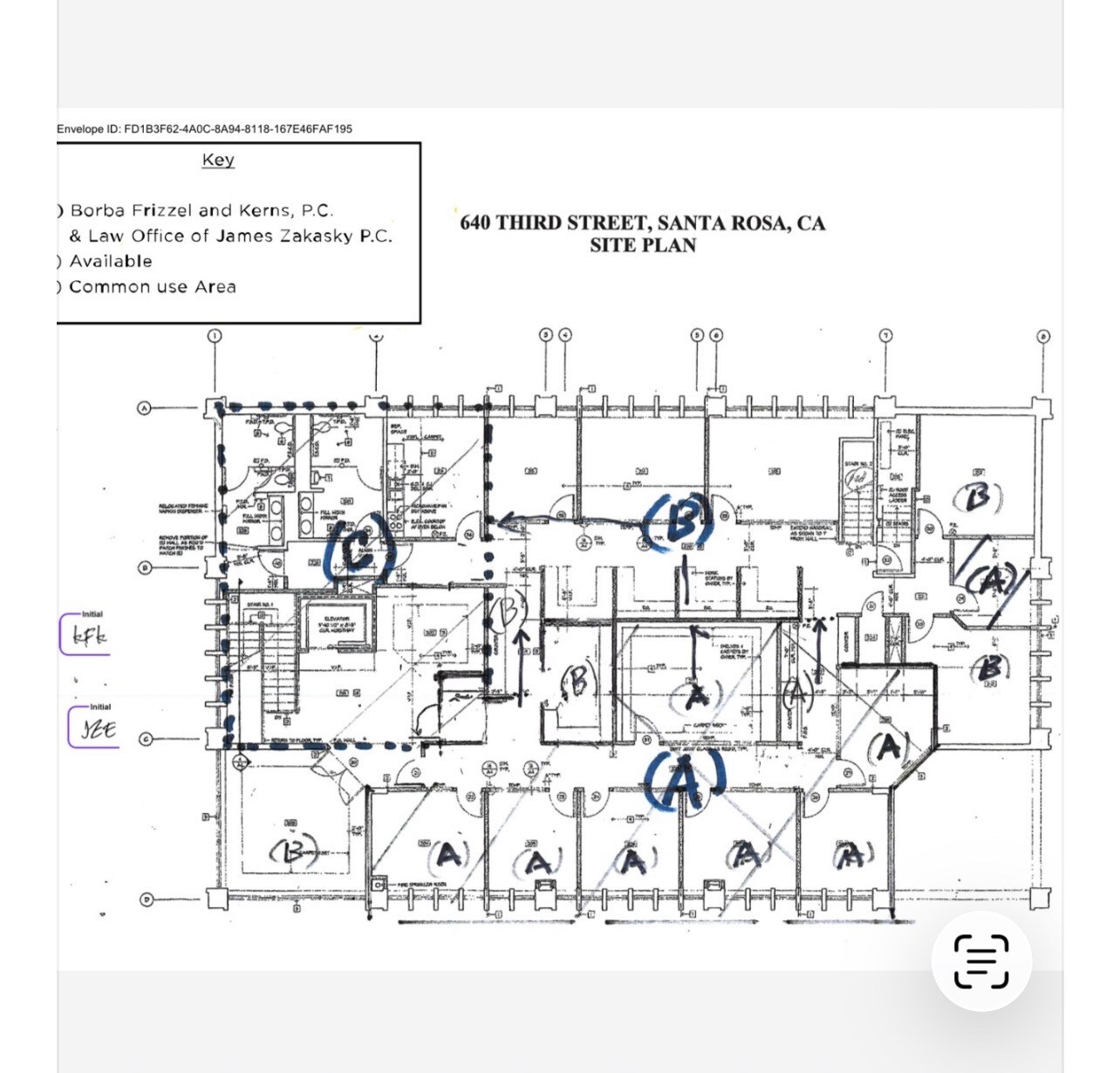 640 3rd St, Santa Rosa, CA à louer Plan d’étage– Image 1 sur 8