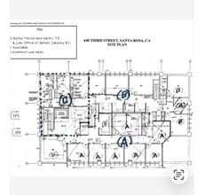 640 3rd St, Santa Rosa, CA à louer Plan d’étage– Image 1 sur 8