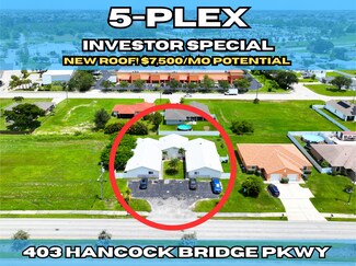 Plus de détails pour 403 Hancock Bridge Pkwy, Cape Coral, FL - Logement à vendre