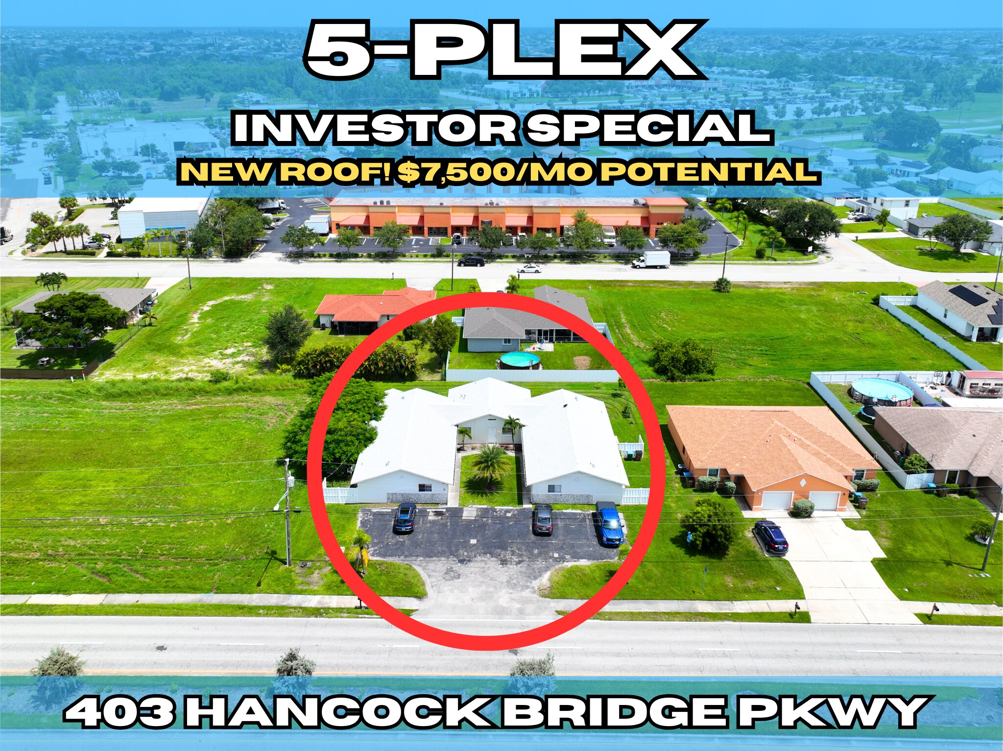 403 Hancock Bridge Pkwy, Cape Coral, FL à vendre Photo de l’immeuble– Image 1 sur 31