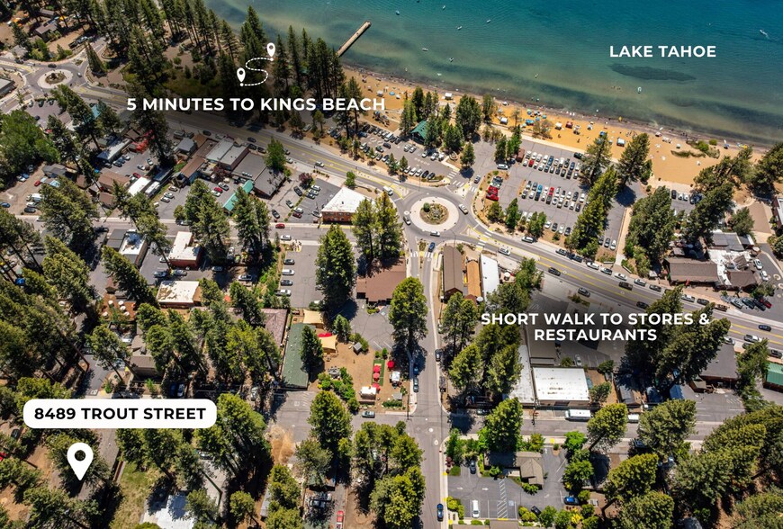 8489 Trout Ave, Kings Beach, CA à vendre - Aérien – Image 2 sur 10