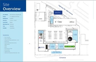 5341 50 Ave, Vegreville, AB à louer Plan d’étage– Image 1 sur 3