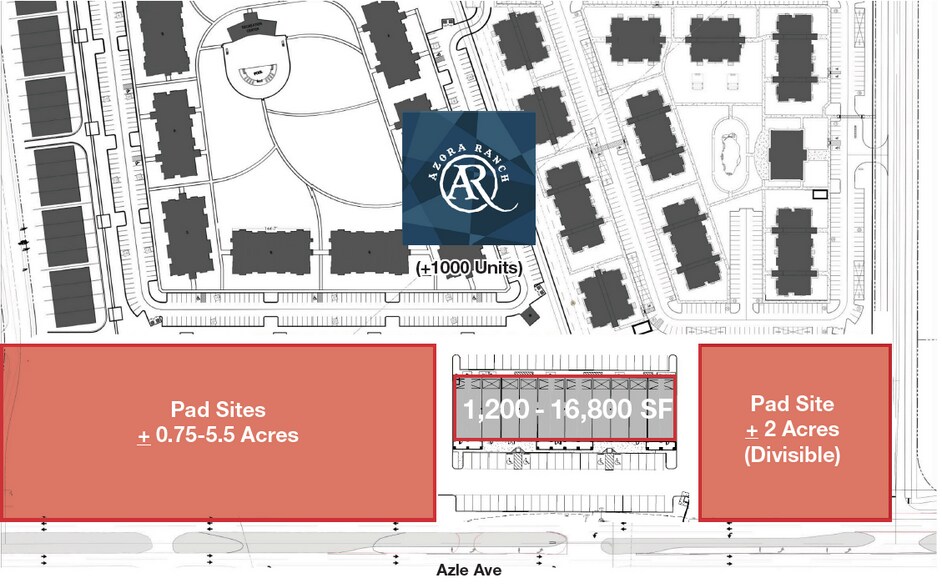 5050 Azle Ave, Fort Worth, TX à vendre - Plan de site – Image 2 sur 3