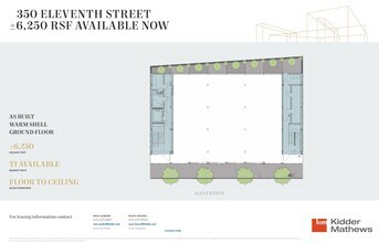 350 11th St, San Francisco, CA à louer Plan d’étage– Image 1 sur 4