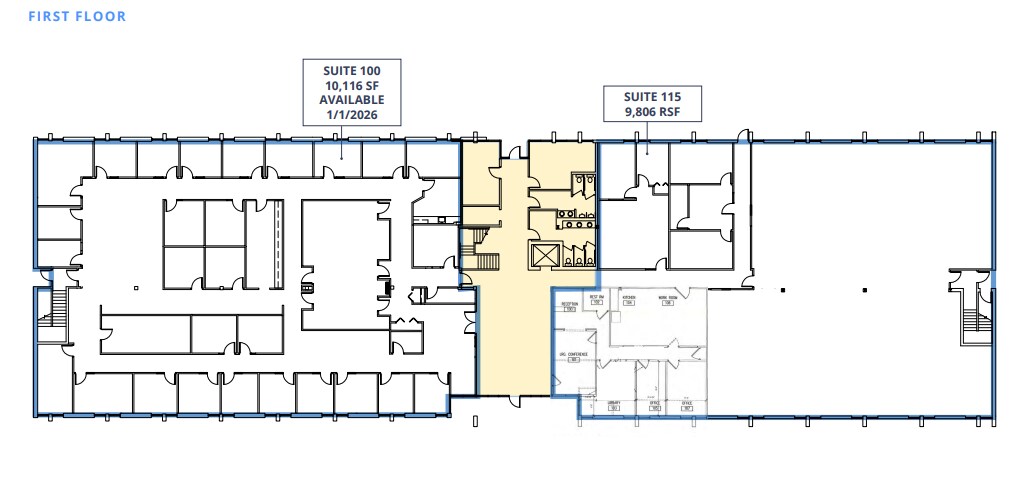 8001 Franklin Farms Dr, Richmond, VA à louer Plan d’étage– Image 1 sur 1