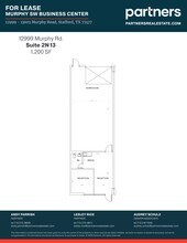 12999-13003 Murphy Rd, Stafford, TX à louer Plan de site– Image 1 sur 1