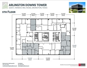 2225 E Randol Mill Rd, Arlington, TX à louer Plan d’étage– Image 1 sur 1