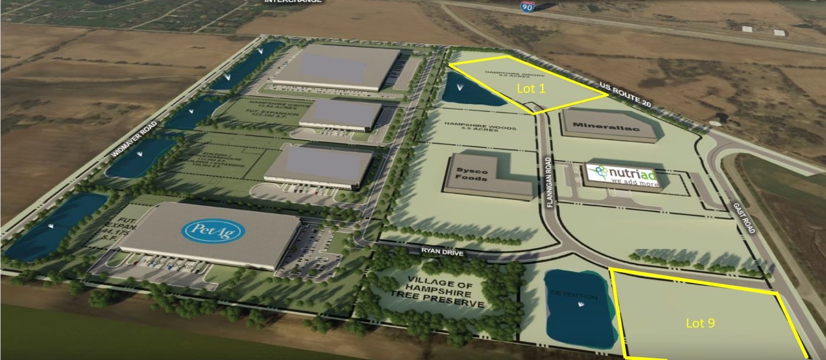 Rt 20 & Gast Rd, Hampshire, IL à vendre Photo de l’immeuble– Image 1 sur 2