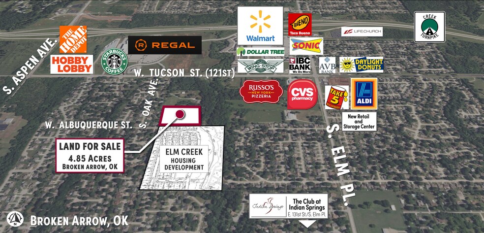 S 121st Street West of Elm, Broken Arrow, OK à vendre - Photo de l’immeuble – Image 3 sur 11