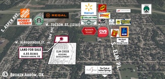 Plus de détails pour S 121st Street West of Elm, Broken Arrow, OK - Terrain à vendre