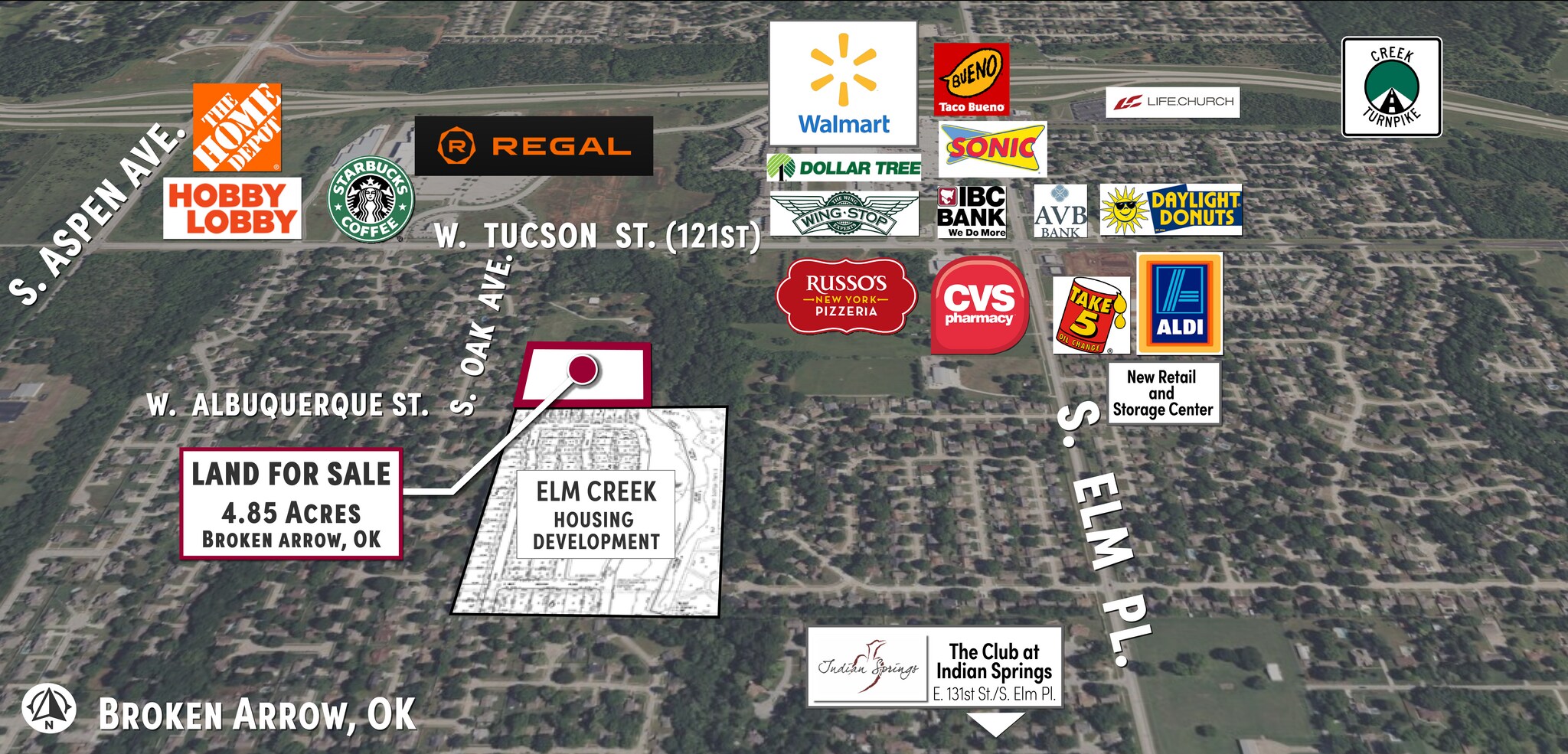 S 121st Street West of Elm, Broken Arrow, OK à vendre Photo de l’immeuble– Image 1 sur 12