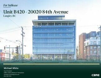 Plus de détails pour 20020B 84 Av, Langley, BC - Bureau à louer