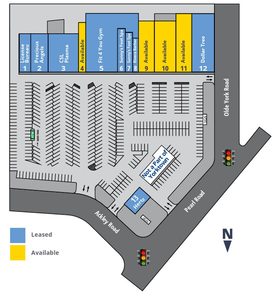 6333-6339 Olde York Rd, Cleveland, OH à louer - Plan de site – Image 2 sur 9