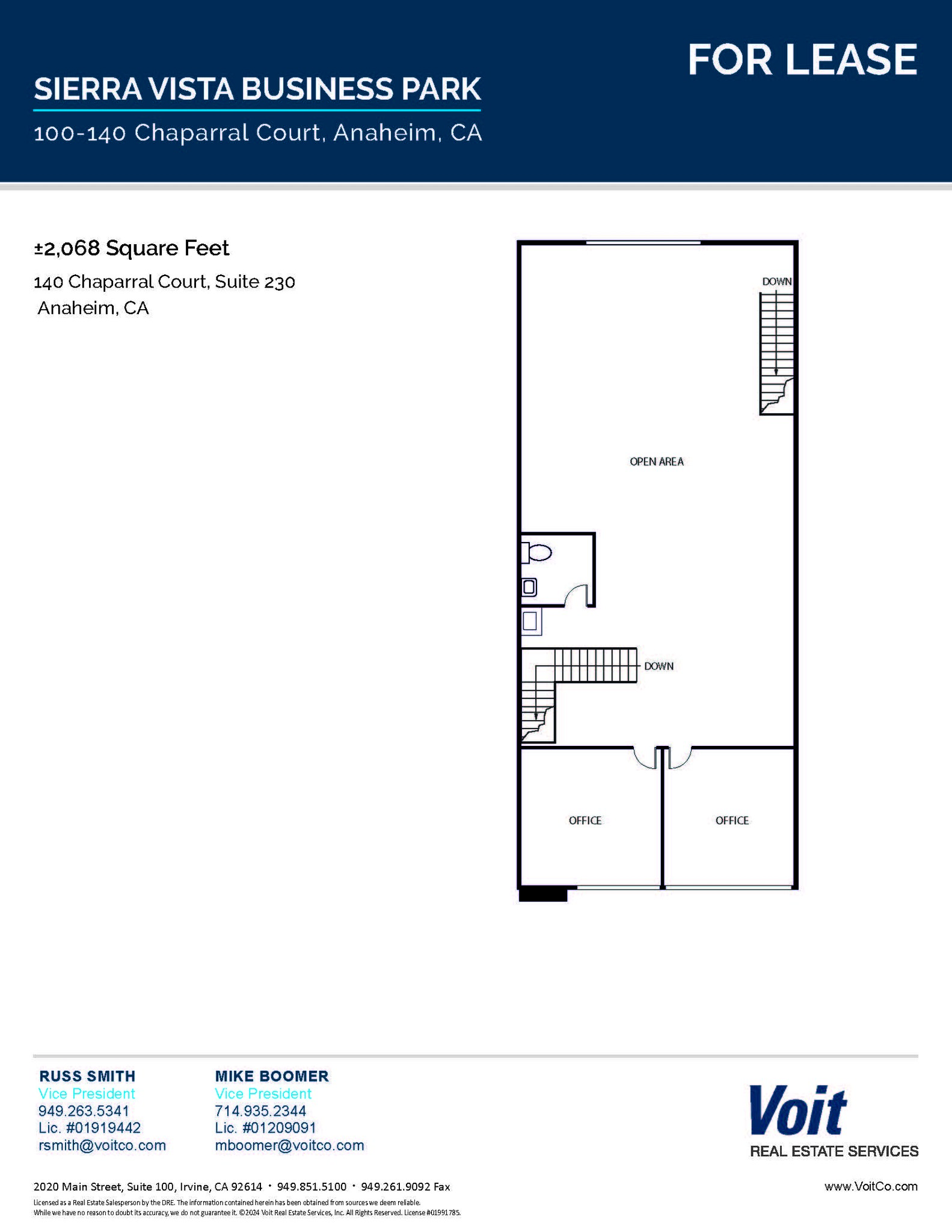 130 Chaparral Ct, Anaheim, CA à louer Plan d’étage– Image 1 sur 1