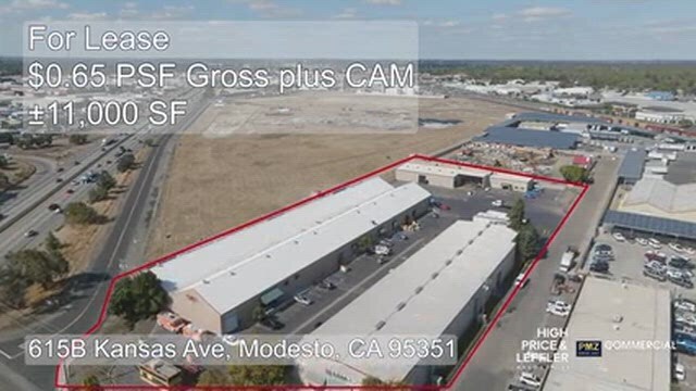 615-621 Kansas Ave, Modesto, CA à louer - Vidéo sur l’annonce professionnelle – Image 2 sur 17