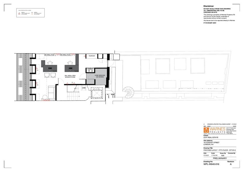 18 Conduit St, Londres à louer - Plan d’étage – Image 1 sur 1