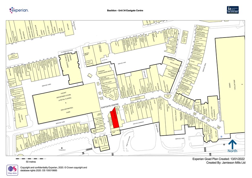 Eastgate, Basildon à louer - Plan de site – Image 1 sur 1