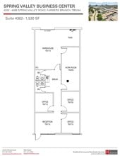 4440-4460 Spring Valley Rd, Dallas, TX à louer Plan d’étage– Image 1 sur 1