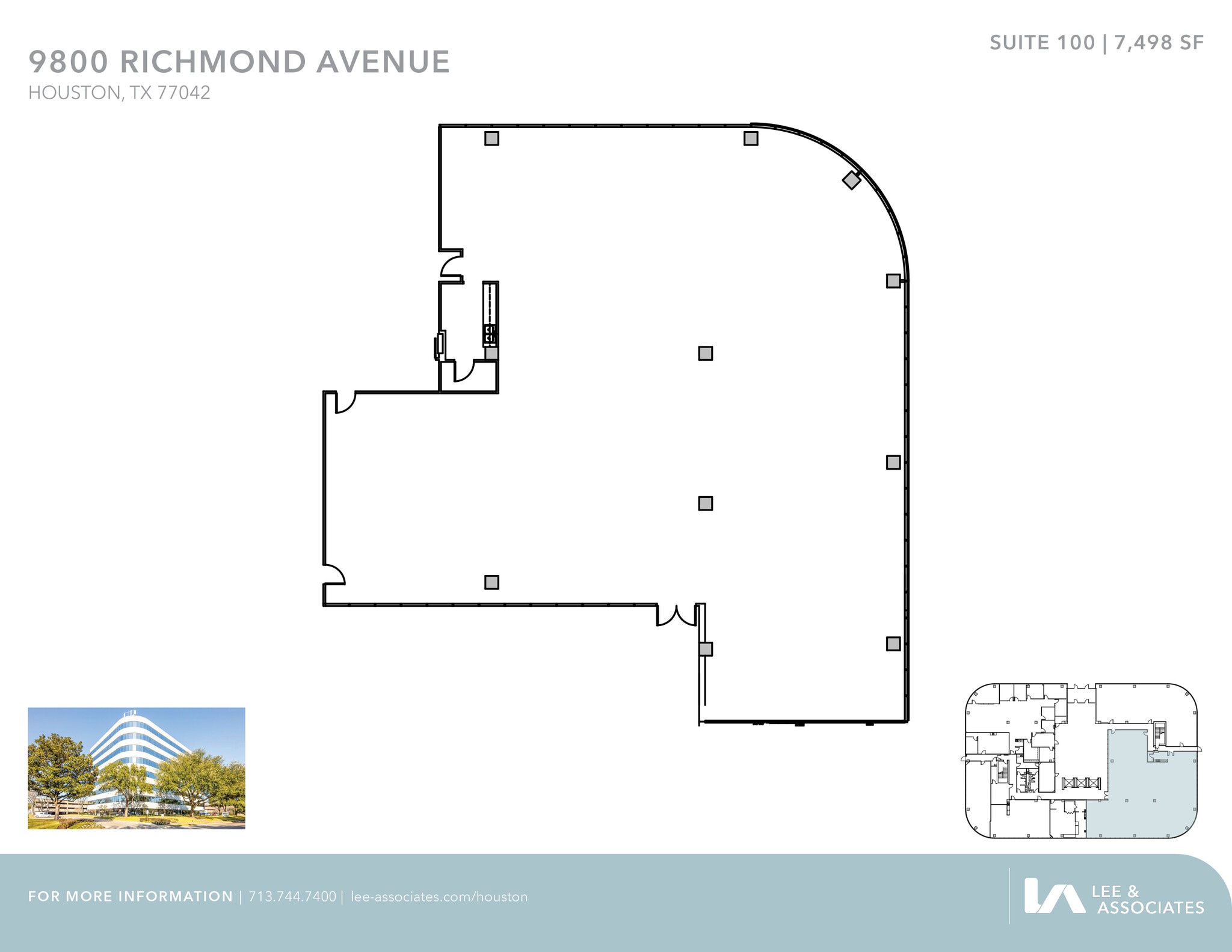 9800 Richmond Ave, Houston, TX à louer Plan d’étage– Image 1 sur 1
