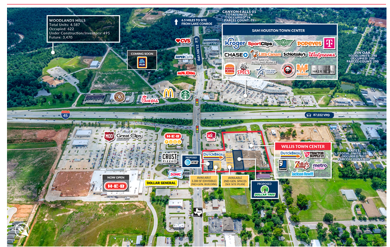 12466 I 45 N, Willis, TX à louer - Photo de l’immeuble – Image 2 sur 3