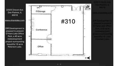 2250 E Devon Ave, Des Plaines, IL à louer Plan de site– Image 2 sur 6