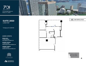 701 Brickell Ave, Miami, FL à louer Plan d’étage– Image 1 sur 1