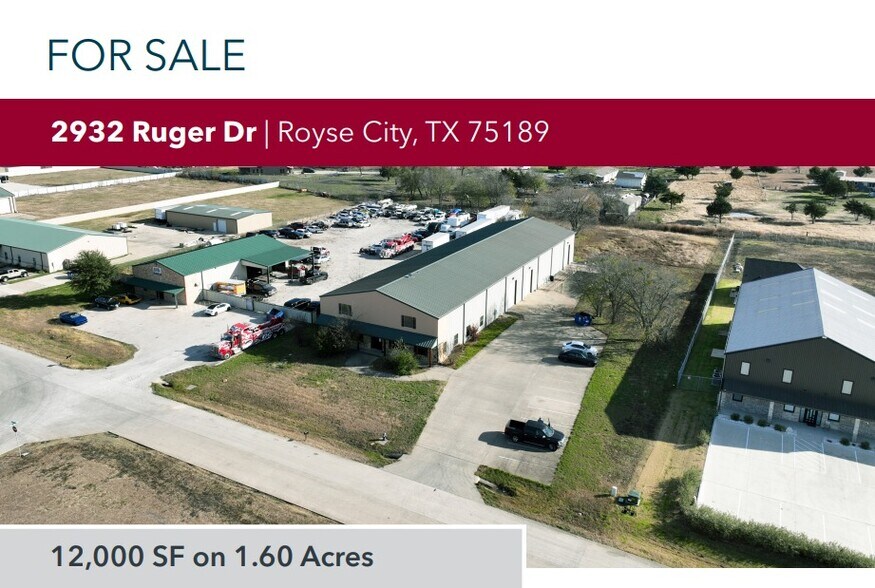 2932 Ruger Dr, Royse City, TX à vendre - Photo principale – Image 1 sur 3
