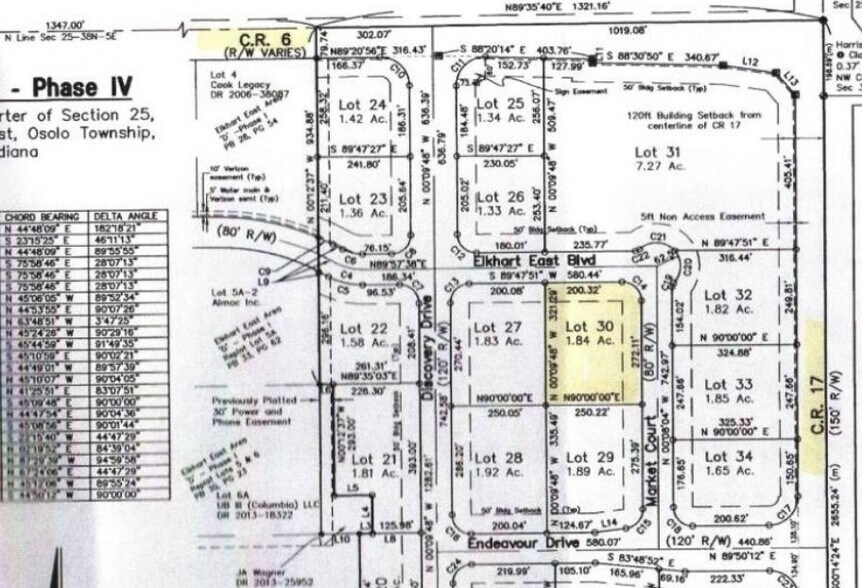 Elkhart East Blvd, Elkhart, IN à vendre - Plan cadastral – Image 2 sur 11