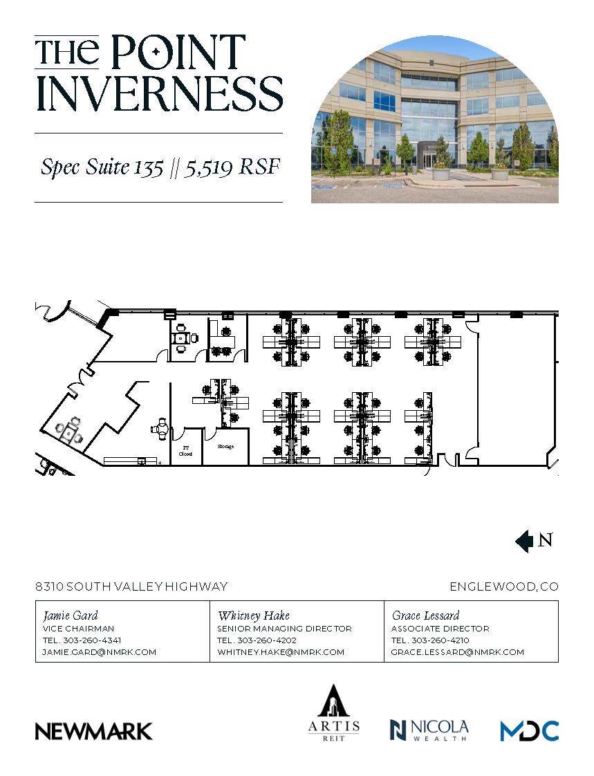 8310 S Valley Hwy, Englewood, CO à louer Plan d’étage– Image 1 sur 4