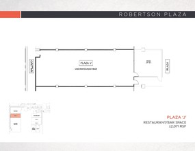 116-120 N Robertson Blvd, West Hollywood, CA à louer Plan d’étage– Image 1 sur 1