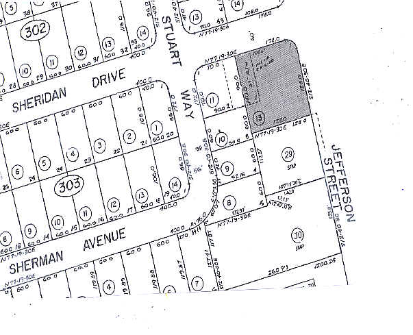 3191 Jefferson St, Napa, CA à louer - Plan cadastral – Image 3 sur 9