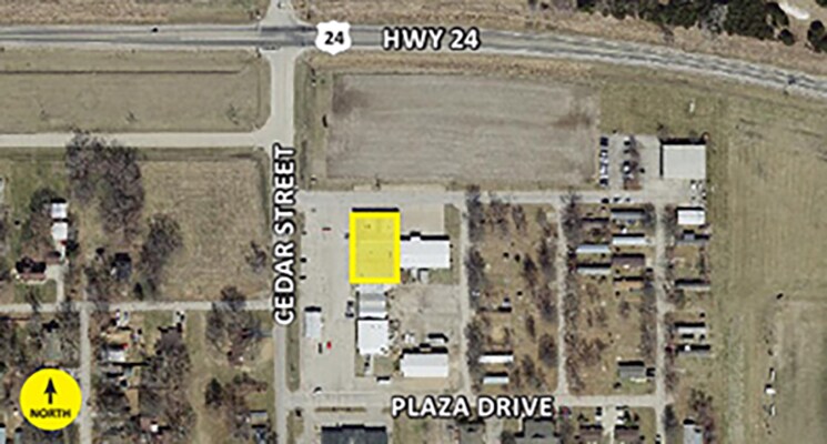 609 Cedar St, Perry, KS à vendre - Aérien – Image 2 sur 2