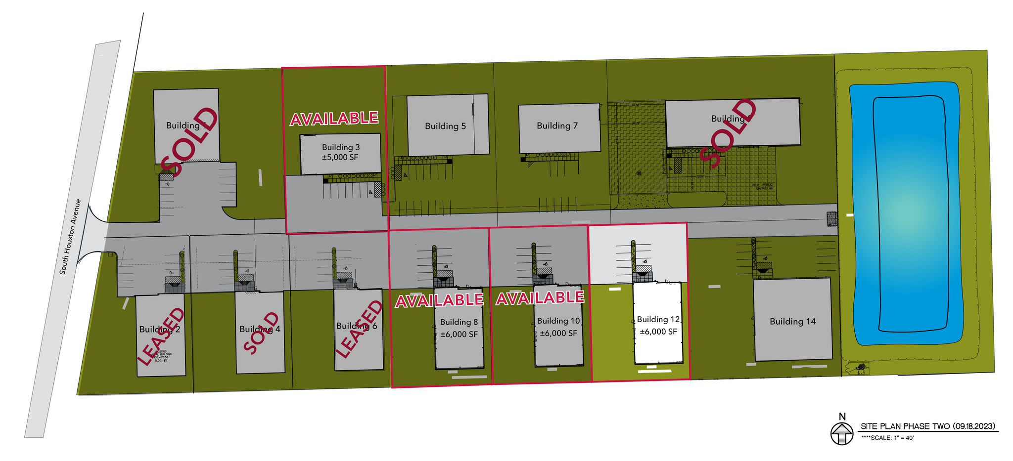2831 S Houston Ave, Humble, TX à louer Plan de site– Image 1 sur 2